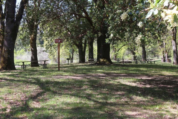 Camping at the Valley of the Rogue State park in Oregon.