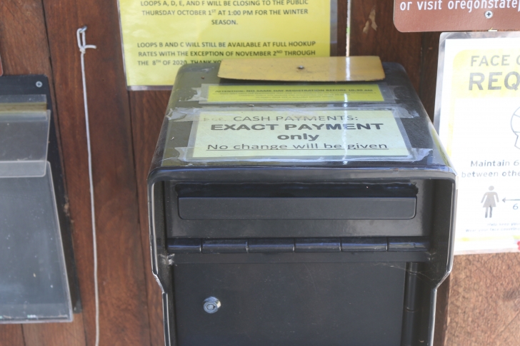 Camping at the Valley of the Rogue State park in Oregon.