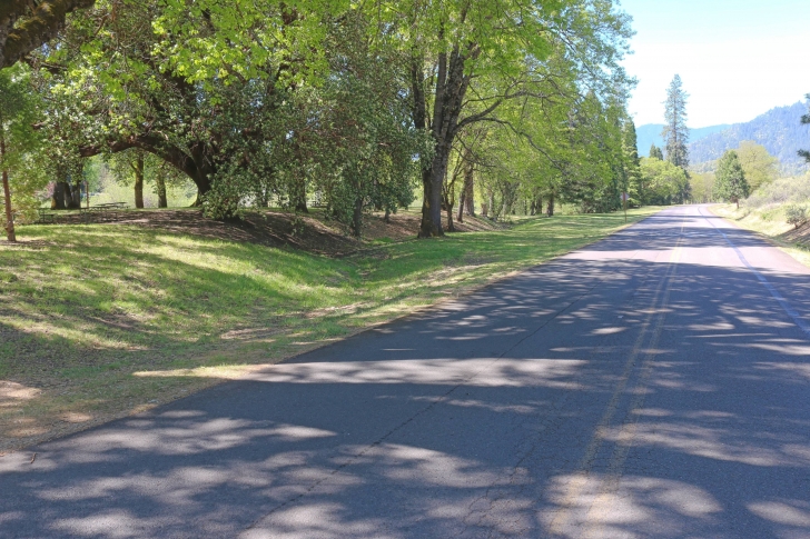 Camping at the Valley of the Rogue State park in Oregon.