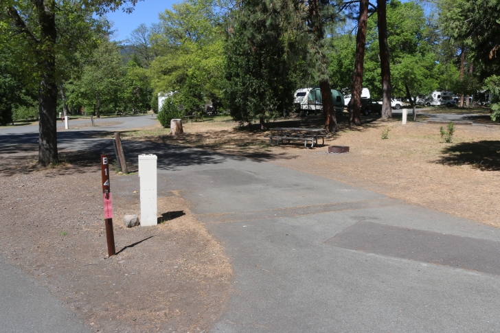 Camping at the Valley of the Rogue State park in Oregon.