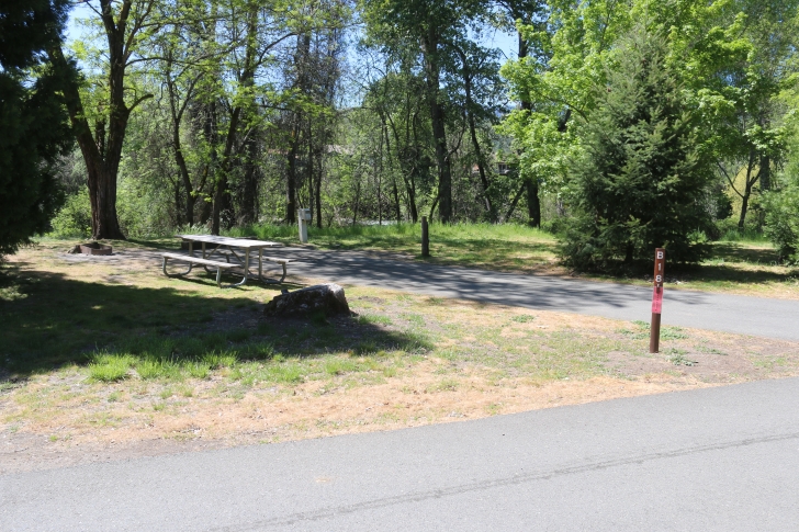 Camping at the Valley of the Rogue State park in Oregon.