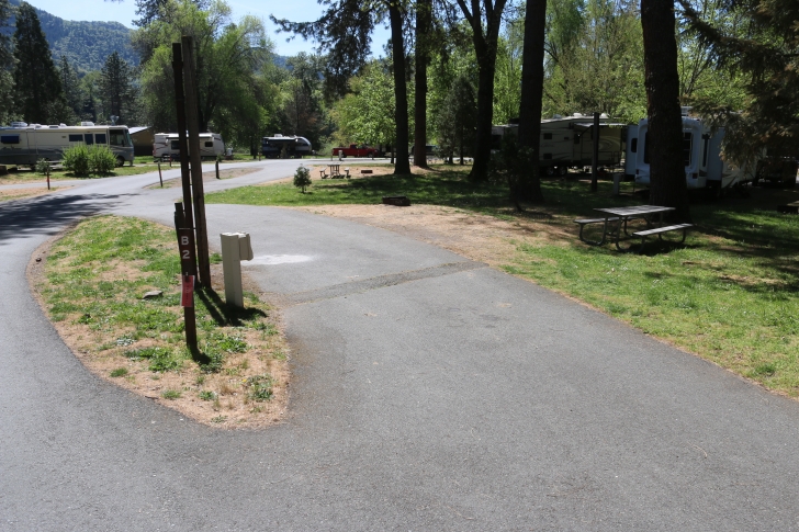 Camping at the Valley of the Rogue State park in Oregon.