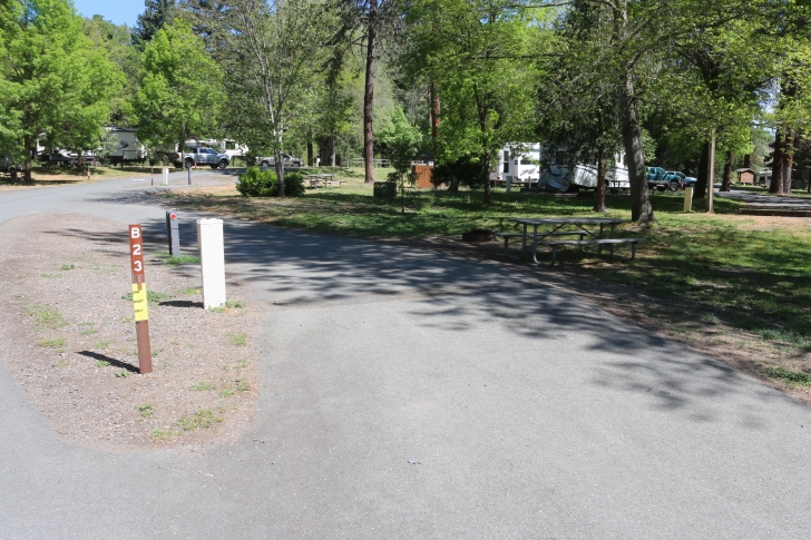 Camping at the Valley of the Rogue State park in Oregon.