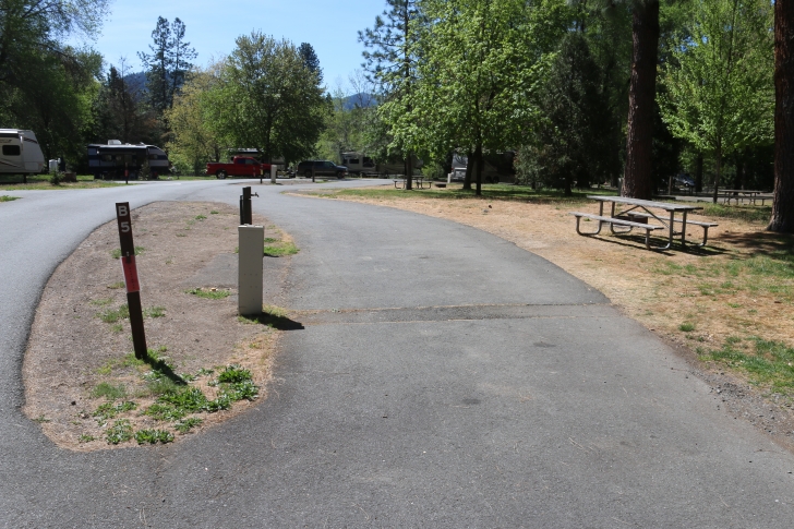 Camping at the Valley of the Rogue State park in Oregon.