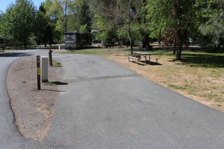 Camping at the Valley of the Rogue State park in Oregon.