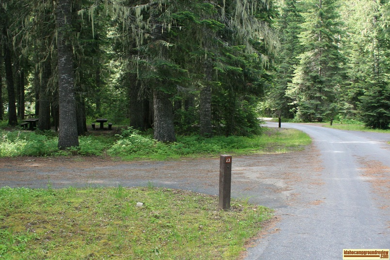Wendover Campground on the Lochsa River