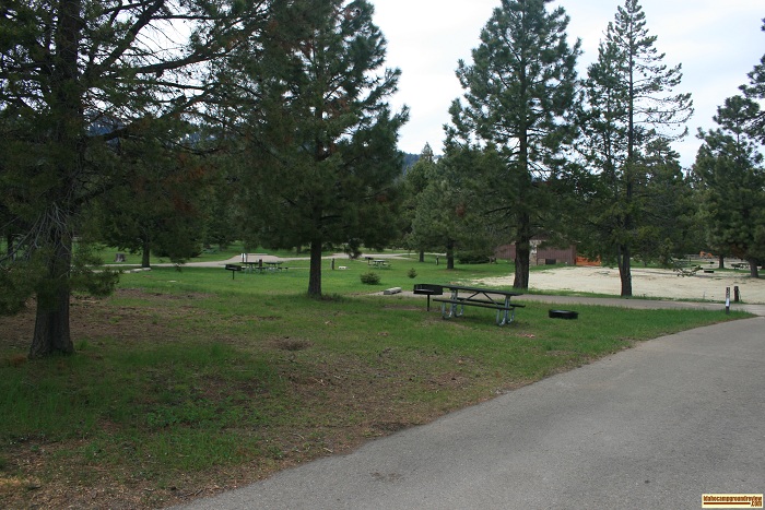 A picture of campsite 138 in West Mountain Campground