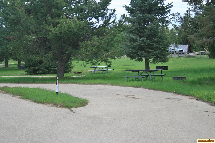 A picture of campsite 148 in West Mountain Campground