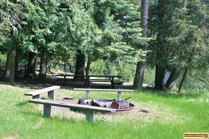 Wild Goose Campground on the Middle Fork of the Clearwater River