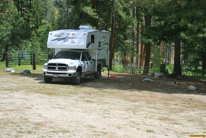 Willow Creek Transfer Camp campsite 2.