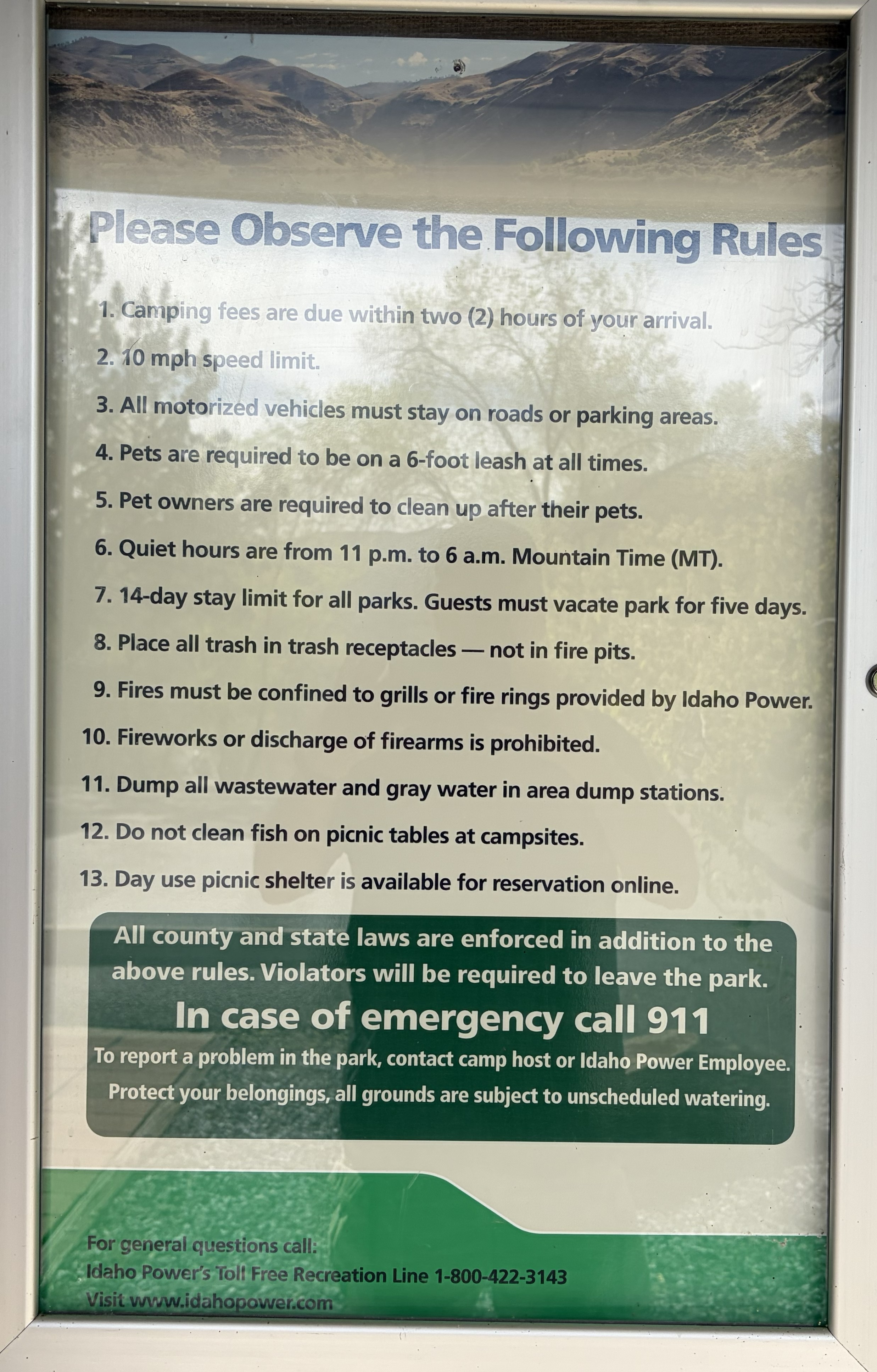 Woodhead Park Signs & Info