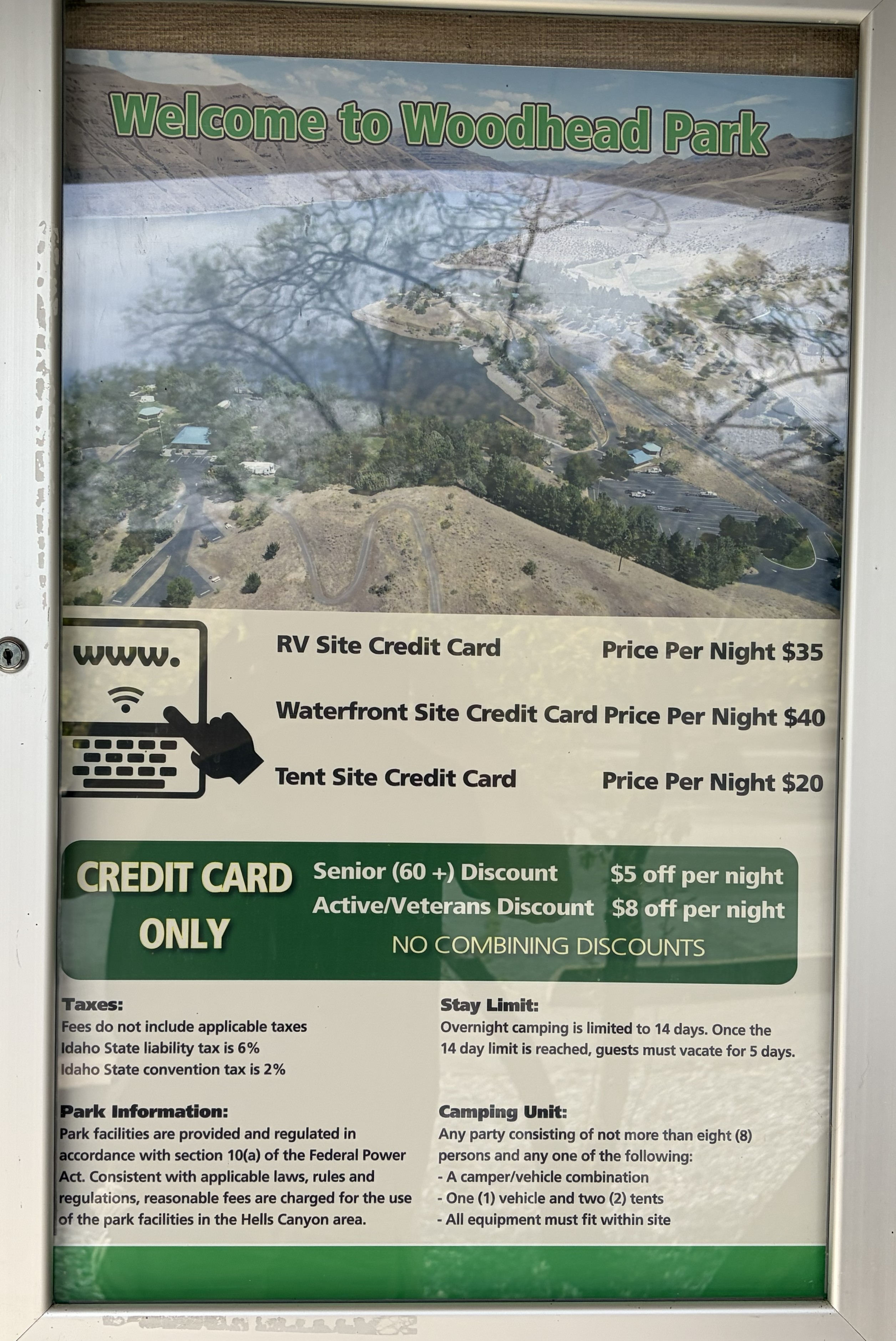 Woodhead Park Signs & Info