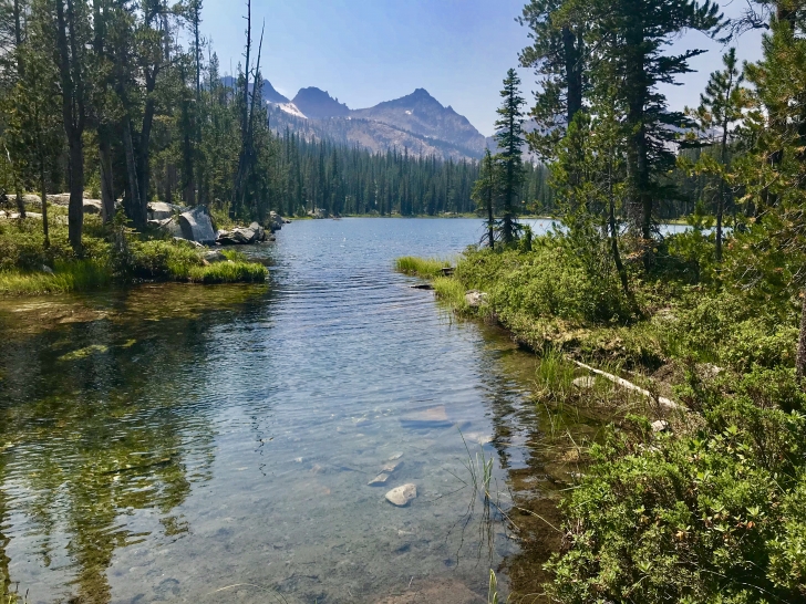 Hiking to Toxaway Lake from the Tin Cup Hikers Trailhead in the Sawtooth Mountains of Idaho.