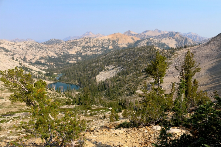 Hiking to Toxaway Lake from the Tin Cup Hikers Trailhead in the Sawtooth Mountains of Idaho.