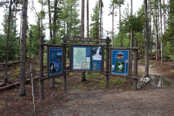 Hiking to Toxaway Lake from the Tin Cup Hikers Trailhead in the Sawtooth Mountains of Idaho.