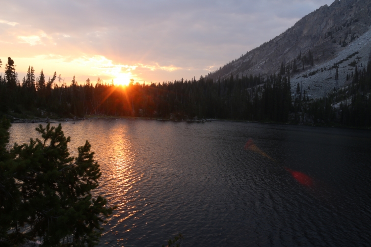 Hiking to Toxaway Lake from the Tin Cup Hikers Trailhead in the Sawtooth Mountains of Idaho.
