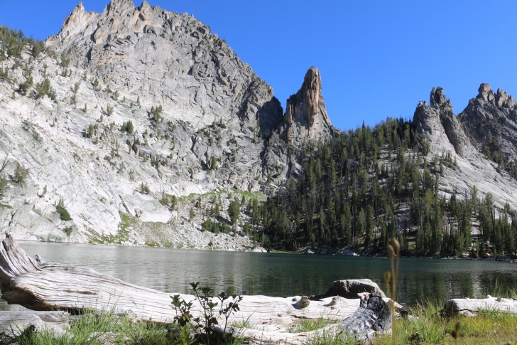 Hiking the Bighorn Crags of central Idaho.