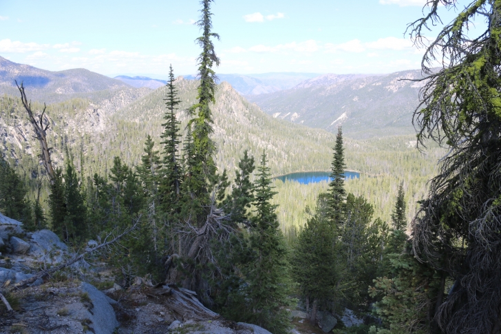 Hiking the Bighorn Crags of central Idaho.