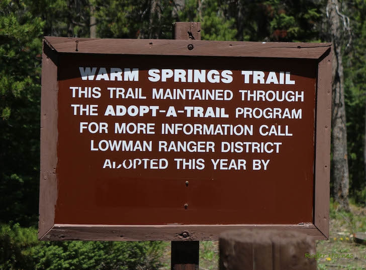 Warm Springs Trail #147 near Bull Trout Lake