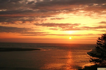 Sunset over Netarts Bay