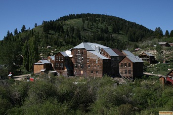The hotel at Silver City, Idaho from the back side