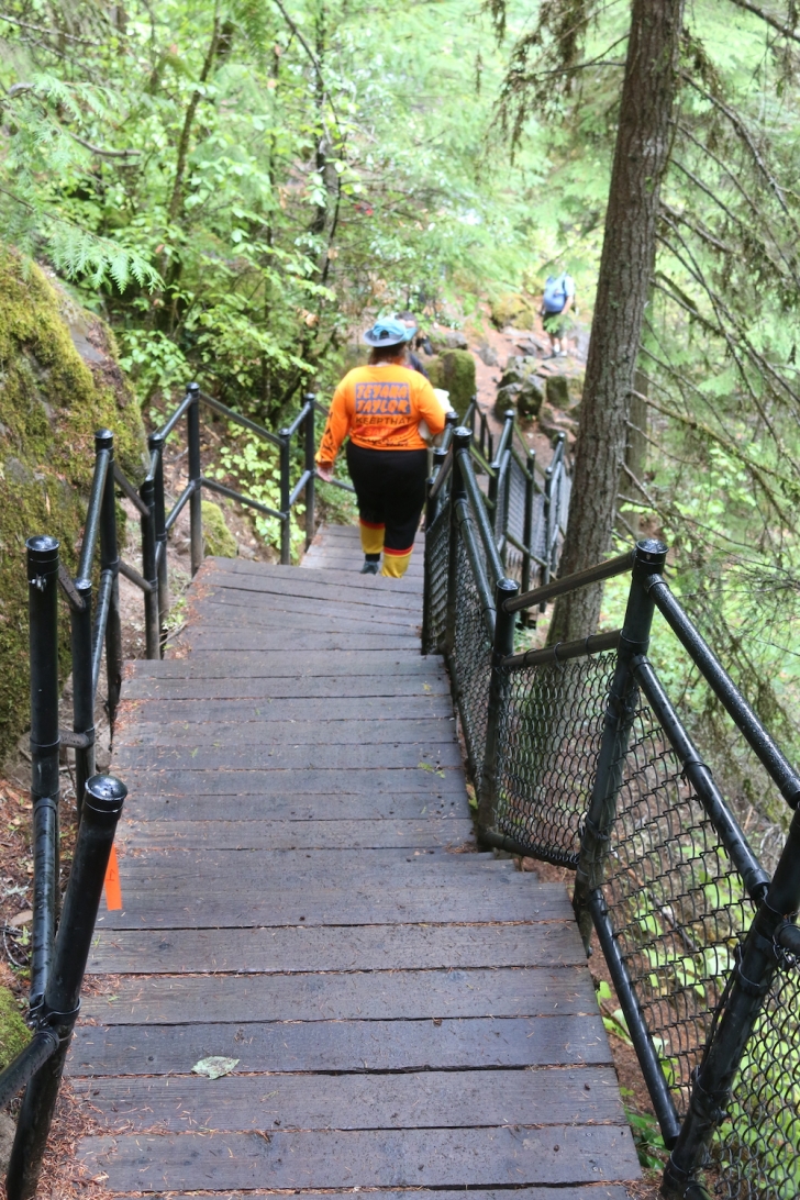 Hiking to Toketee Falls on Oregon's North Umpqua River.